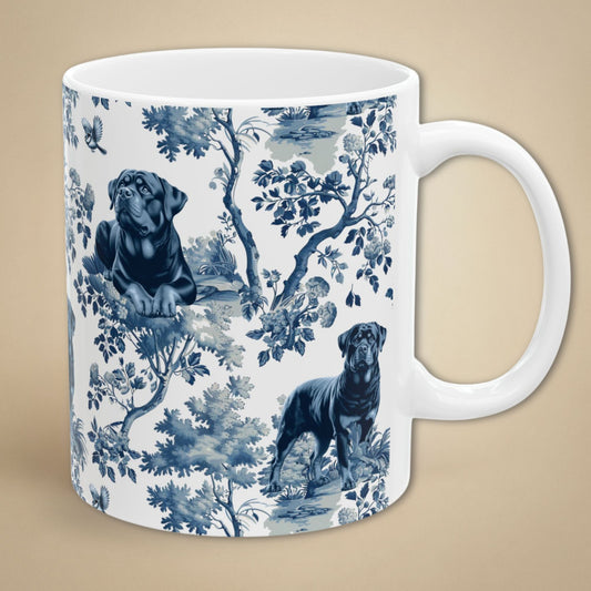 Rottweiler Mug - Winter Toile