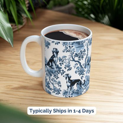 Saluki Mug - Toile