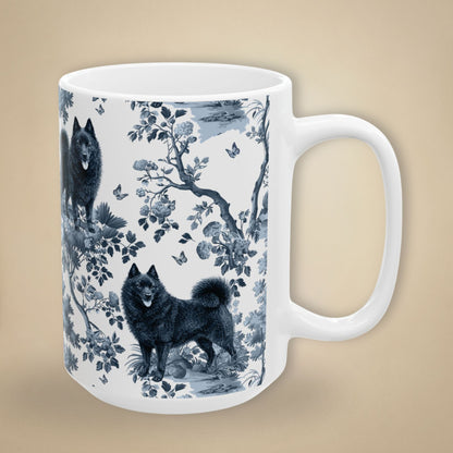 Schipperke Mug - Toile Pattern