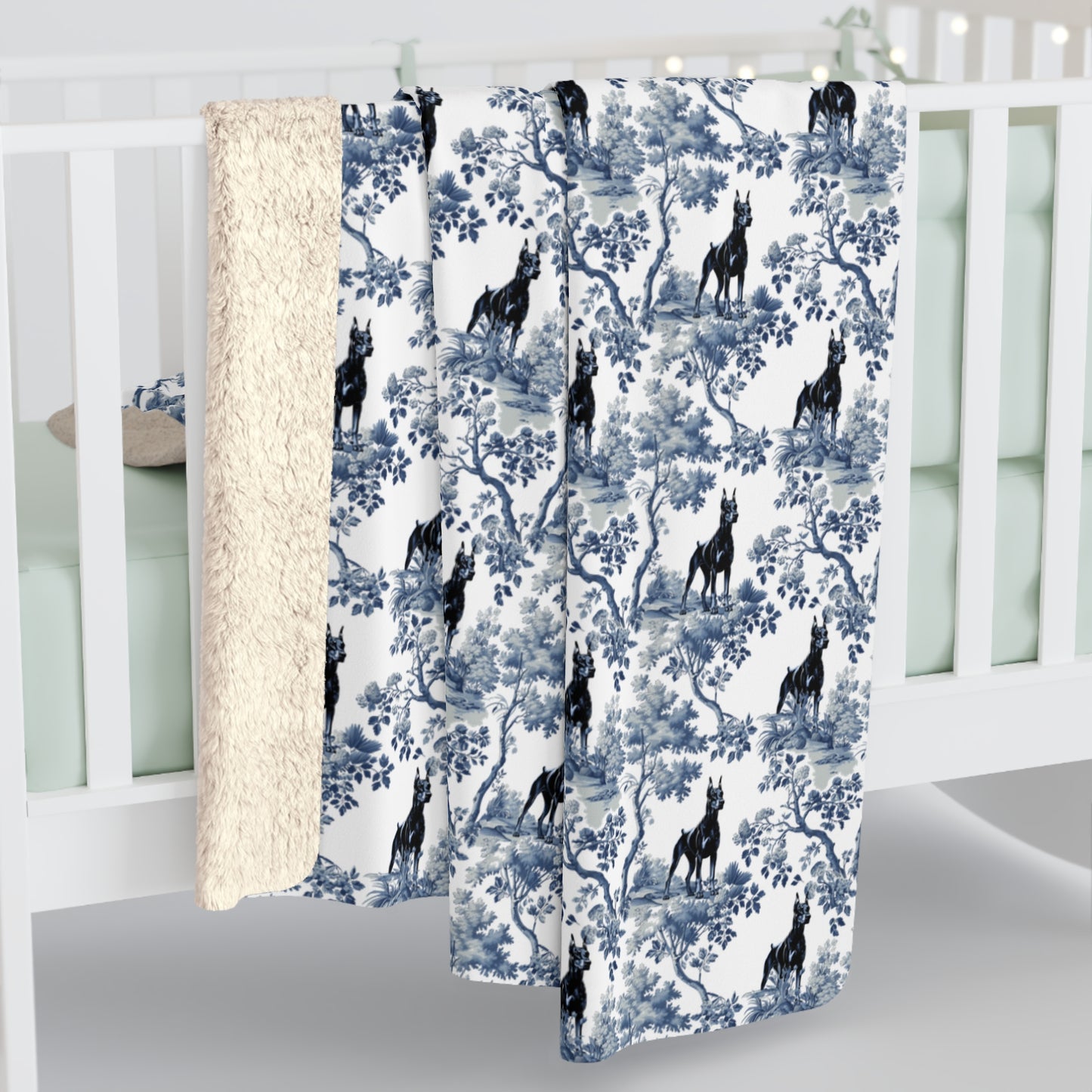 Doberman Blanket - Toile