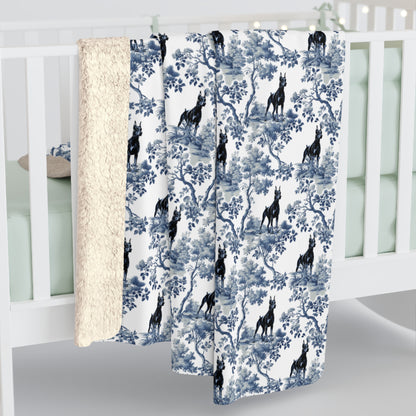 Doberman Blanket - Toile