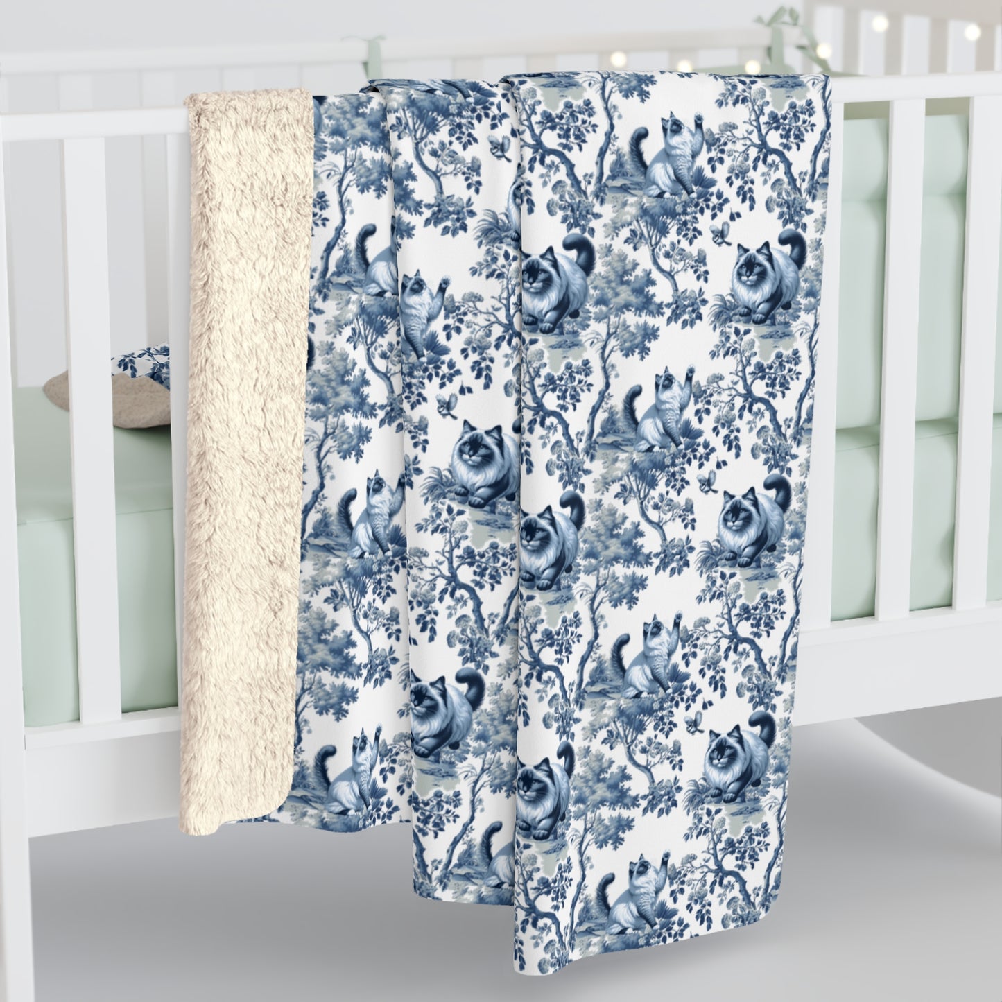 Ragdoll Cat Blanket - Toile