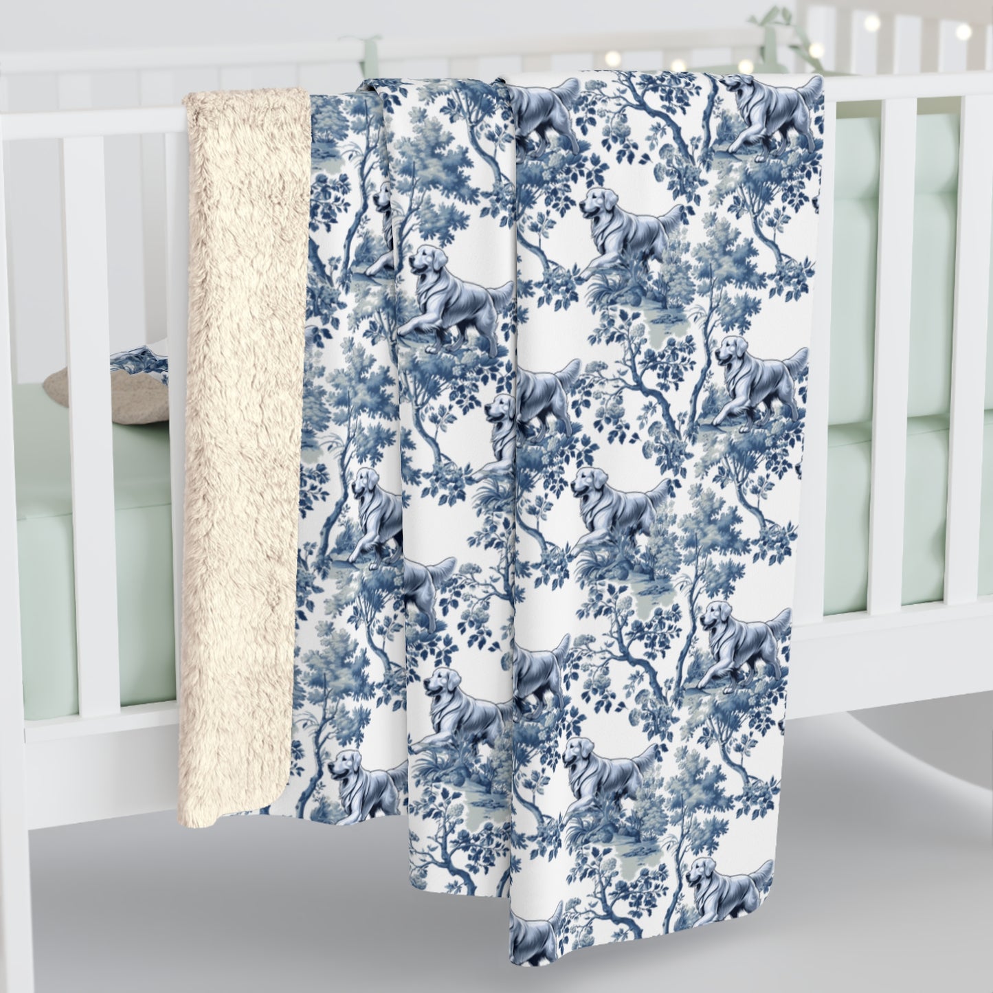 Golden Retriever Blanket - Toile