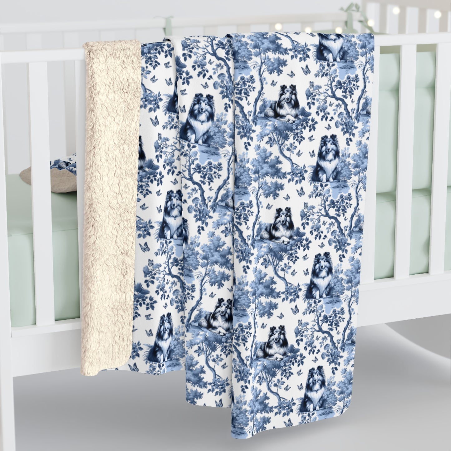 Shetland Sheepdog Blanket - Toile