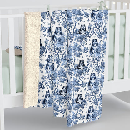 Shetland Sheepdog Blanket - Toile
