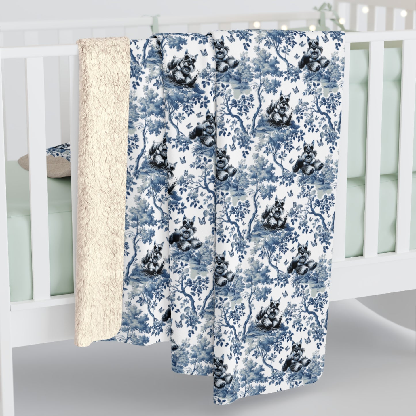 Schnauzer Blanket - Toile