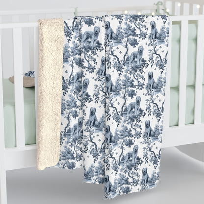 Briard Blanket - Toile Pattern