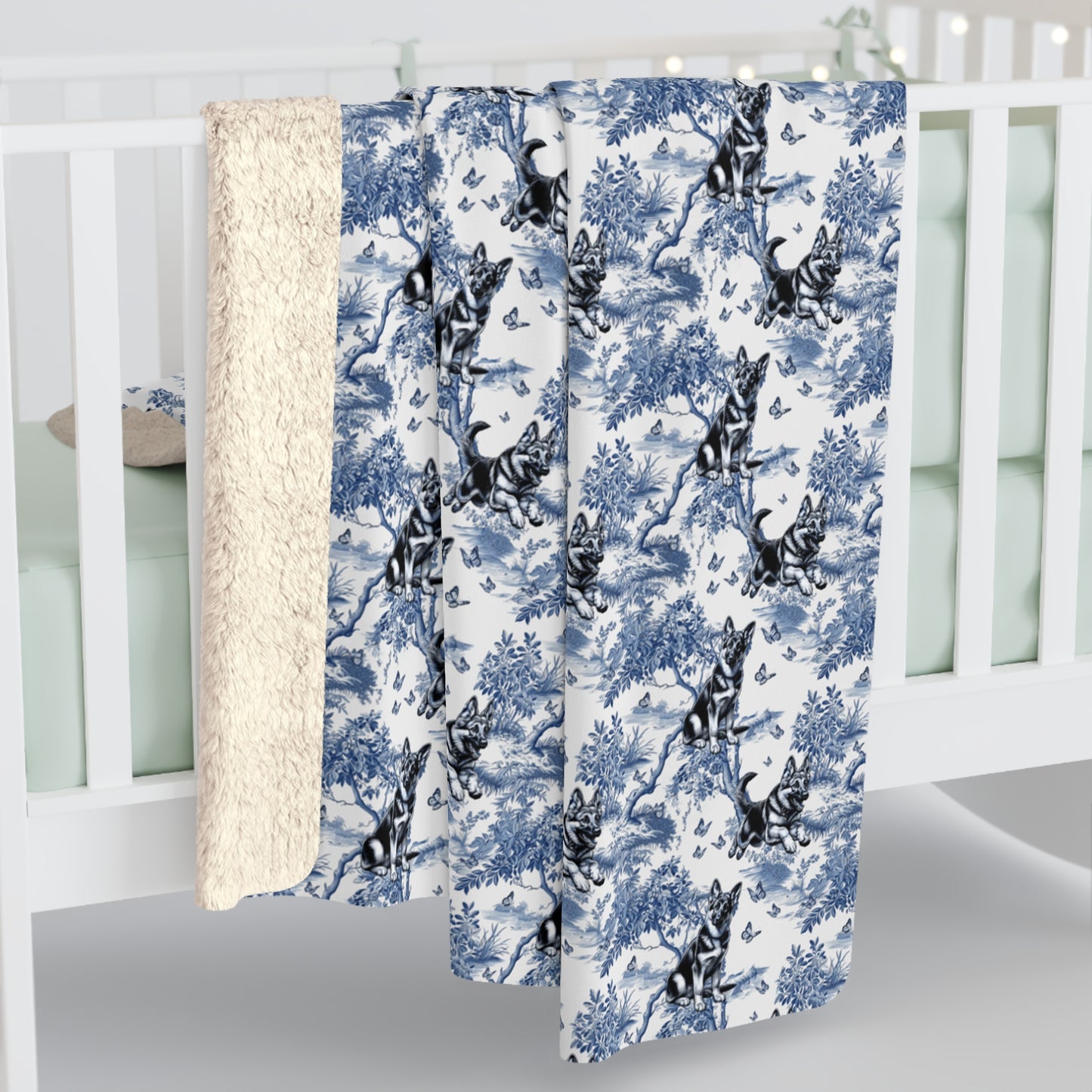 German Shepherd Blanket - Toile