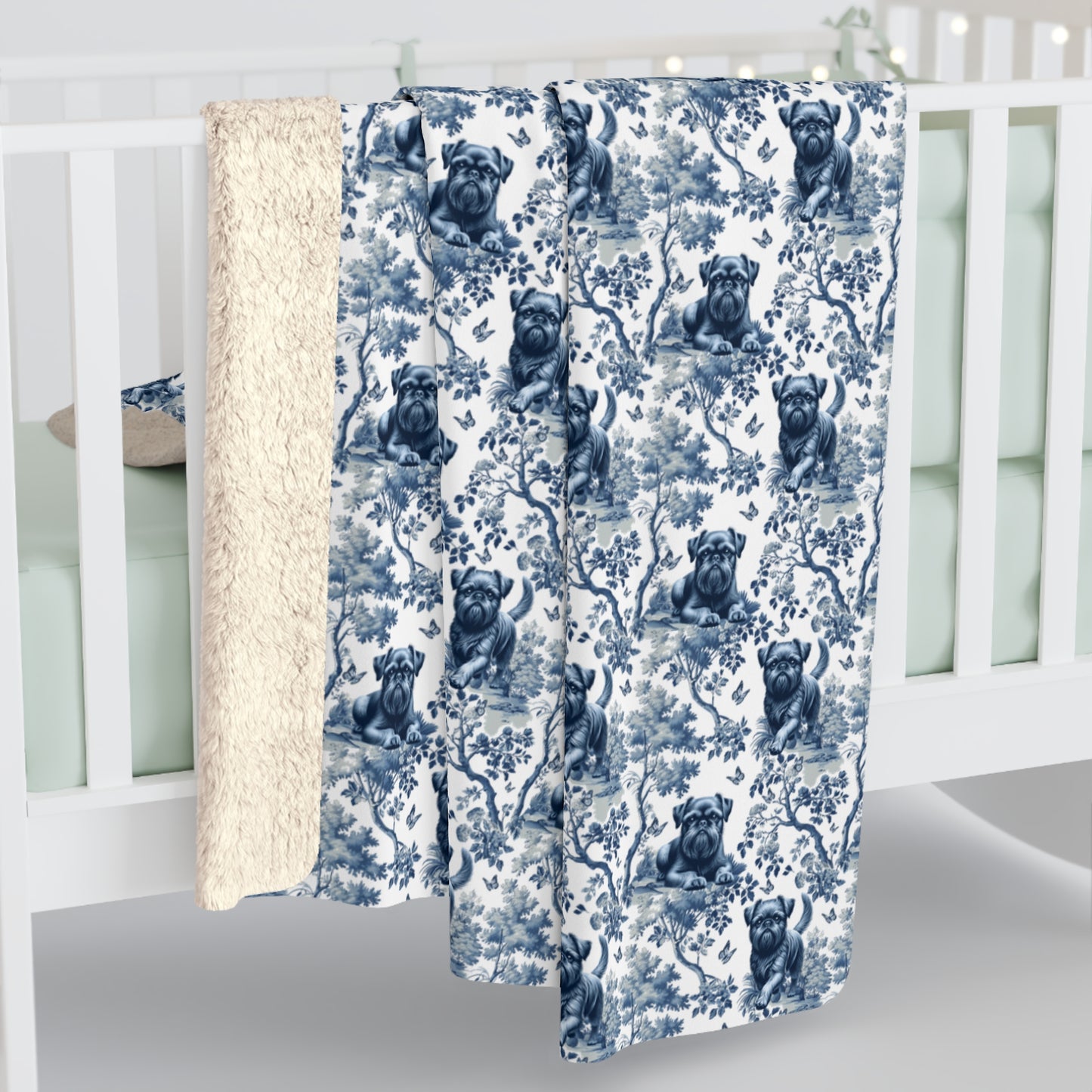 Brussels Griffon Blanket - Toile