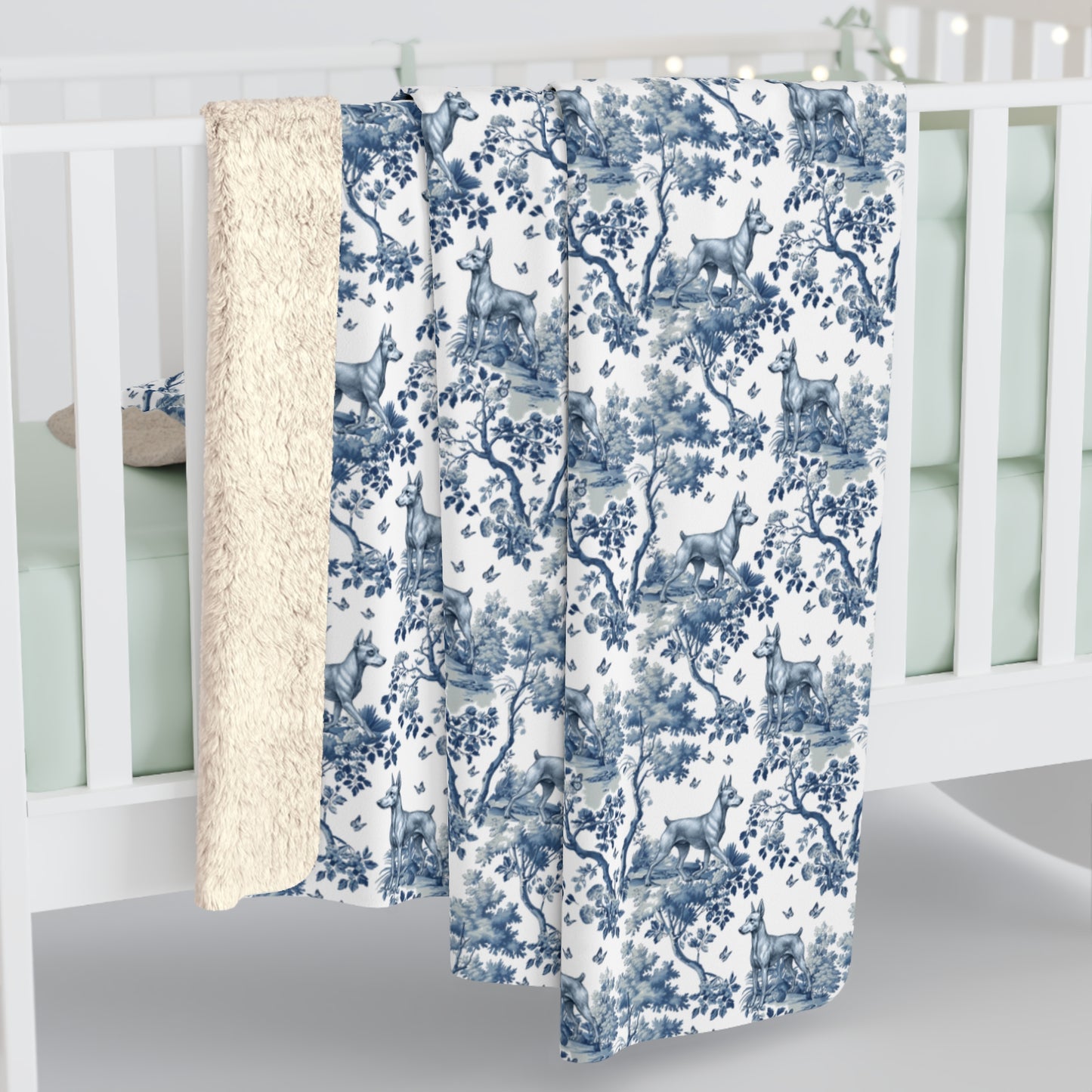 Miniature Pinscher Blanket - Toile