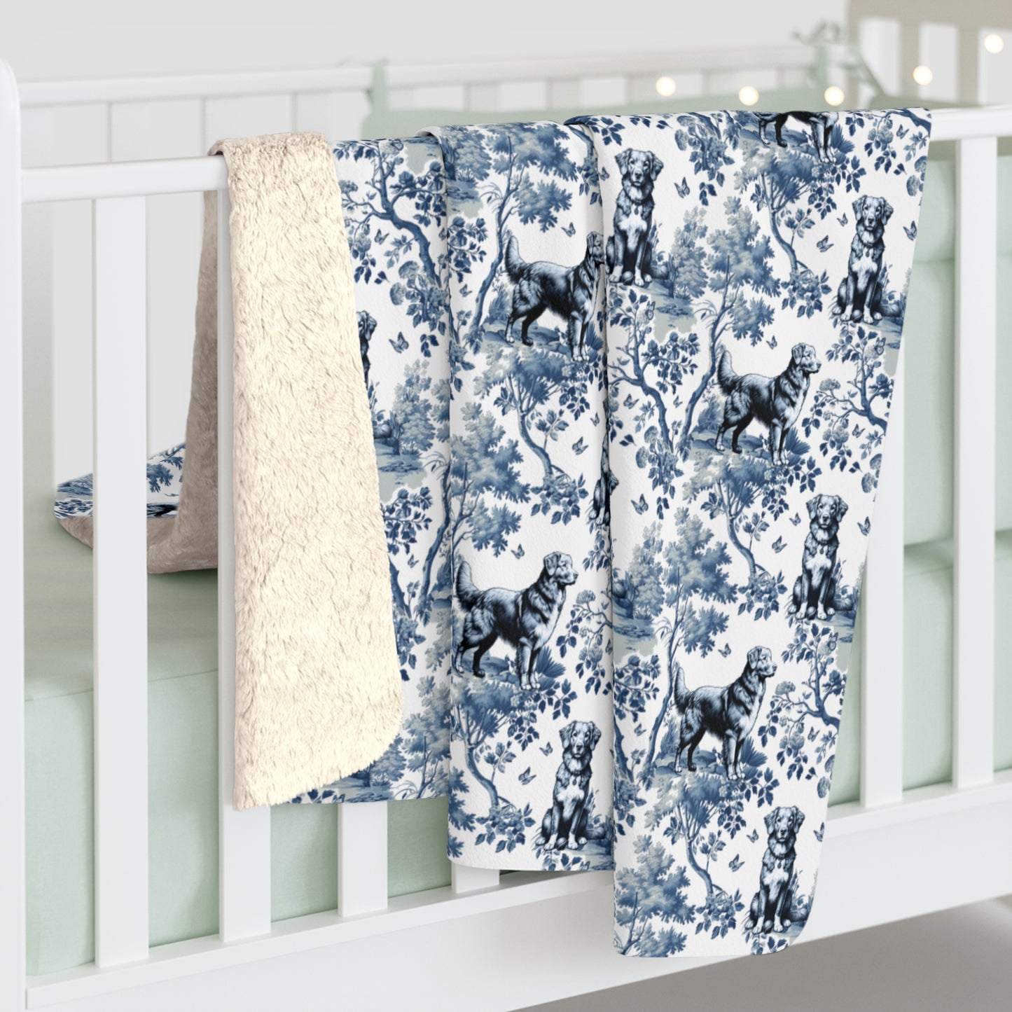 Nova Scotia Duck Toller Blanket - Toile