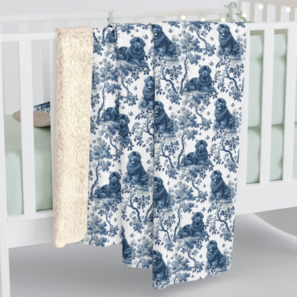 Newfoundland Dog Blanket - Toile