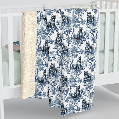 Pitbull Dog Blanket - Toile