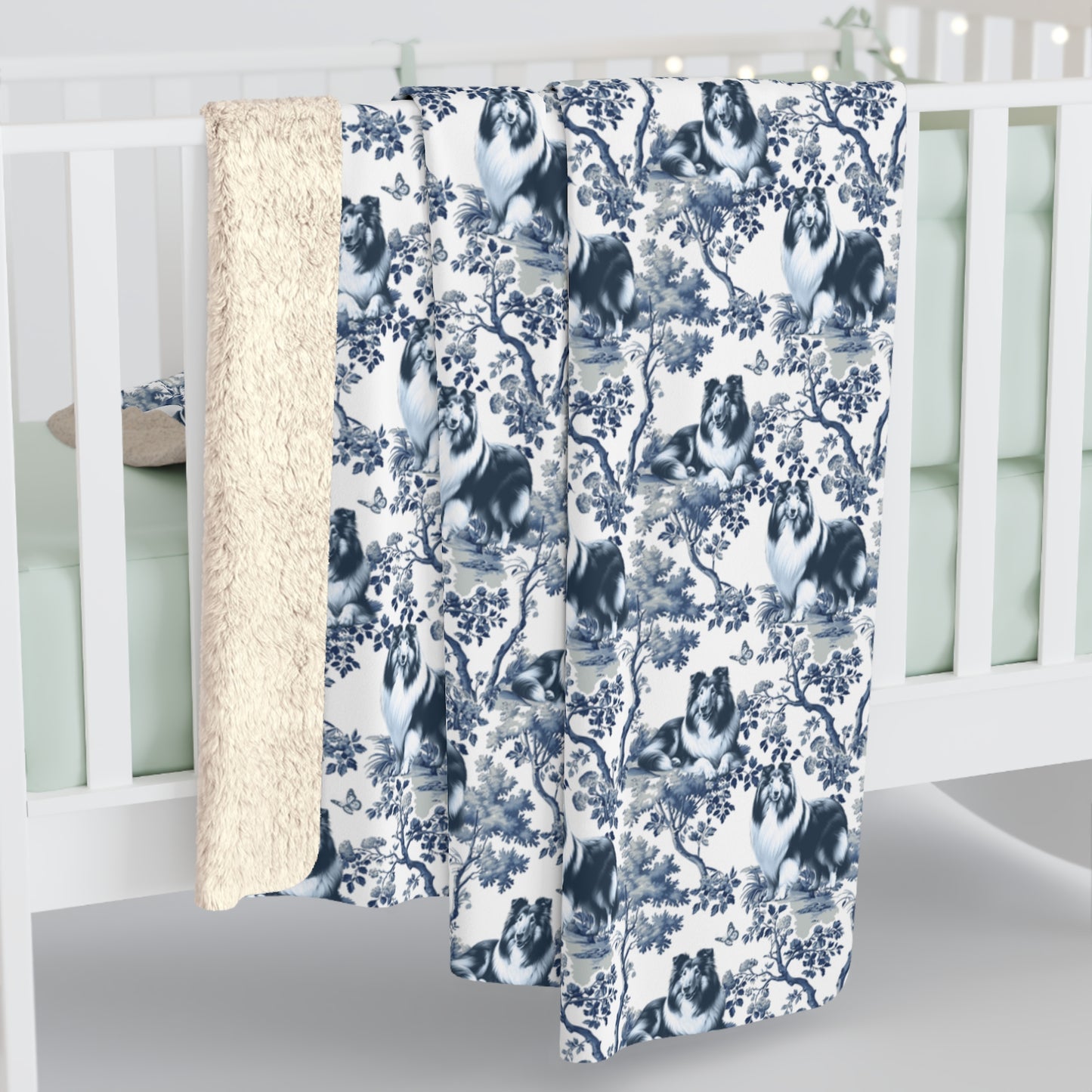 Rough Collie Blanket - Toile