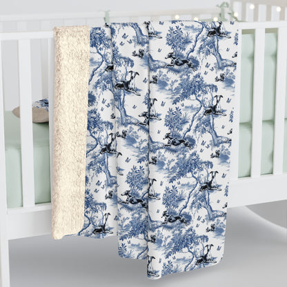 Italian Greyhound Blanket - Toile