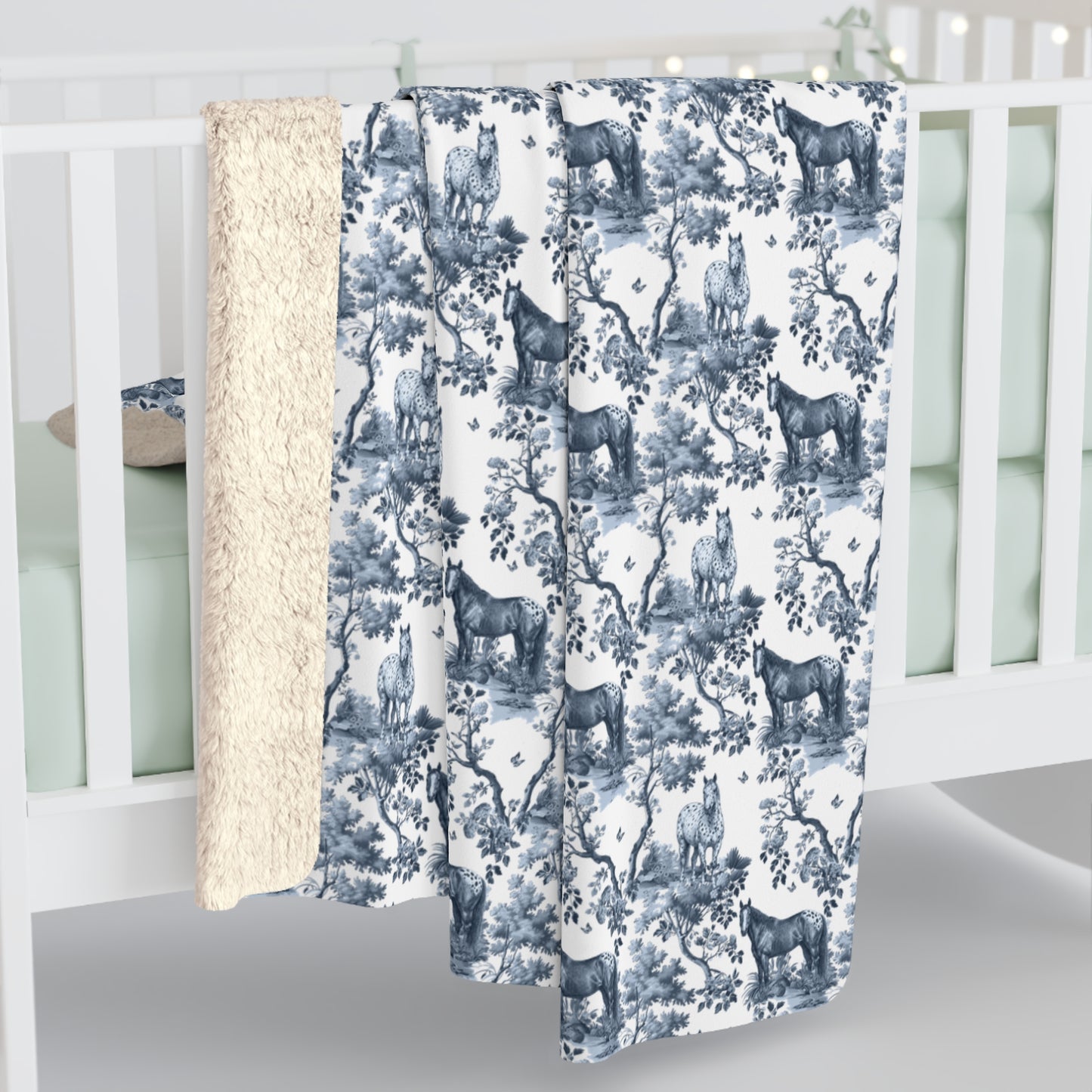 Appaloosa Horse Blanket - Toile Pattern