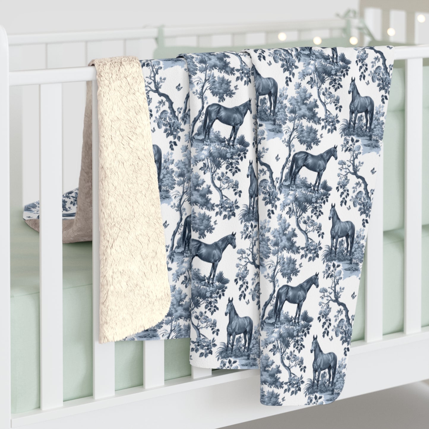 Thoroughbred Horse · Garden Toile Blanket