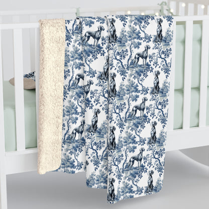 Weimaraner Blanket - Toile