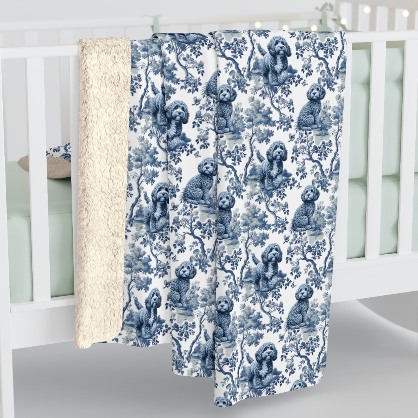 Cockapoo Blanket - Toile