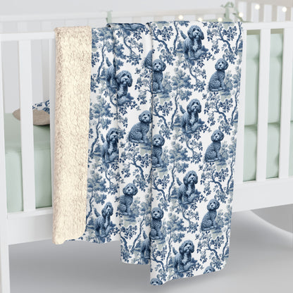 Cockapoo Blanket - Toile