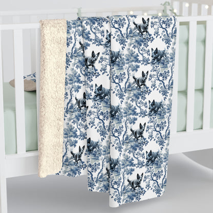 Cattle Dog Blanket - Toile