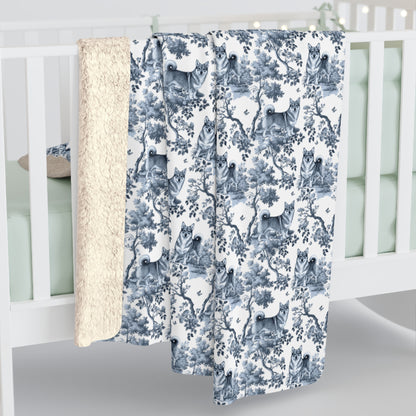 Swedish Vallhund Blanket - Toile Pattern