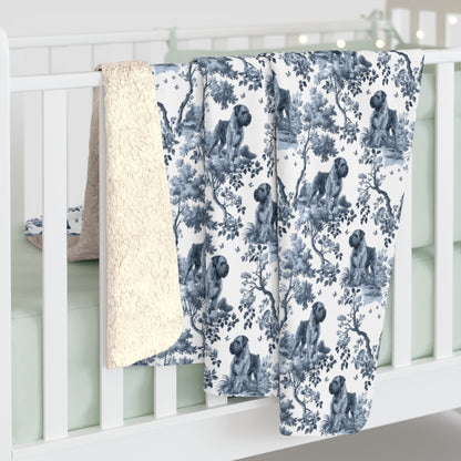 Bouvier des Flandres Blanket - Toile Pattern