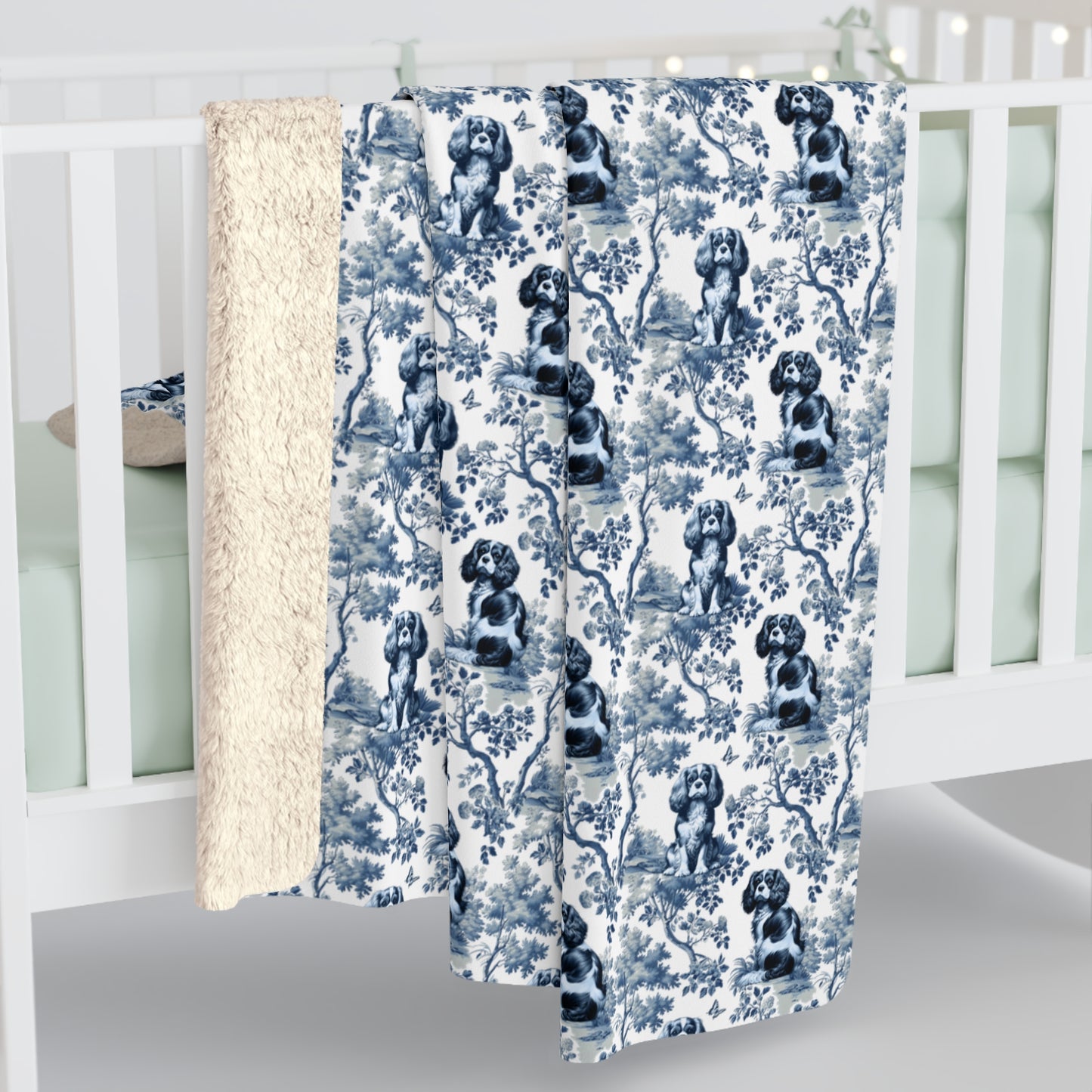 Cavalier King Charles Spaniel Blanket - Toile