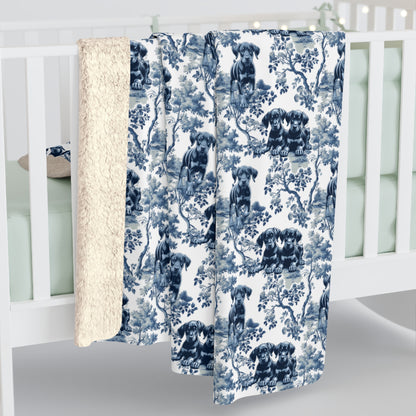 Doberman Blanket - Toile