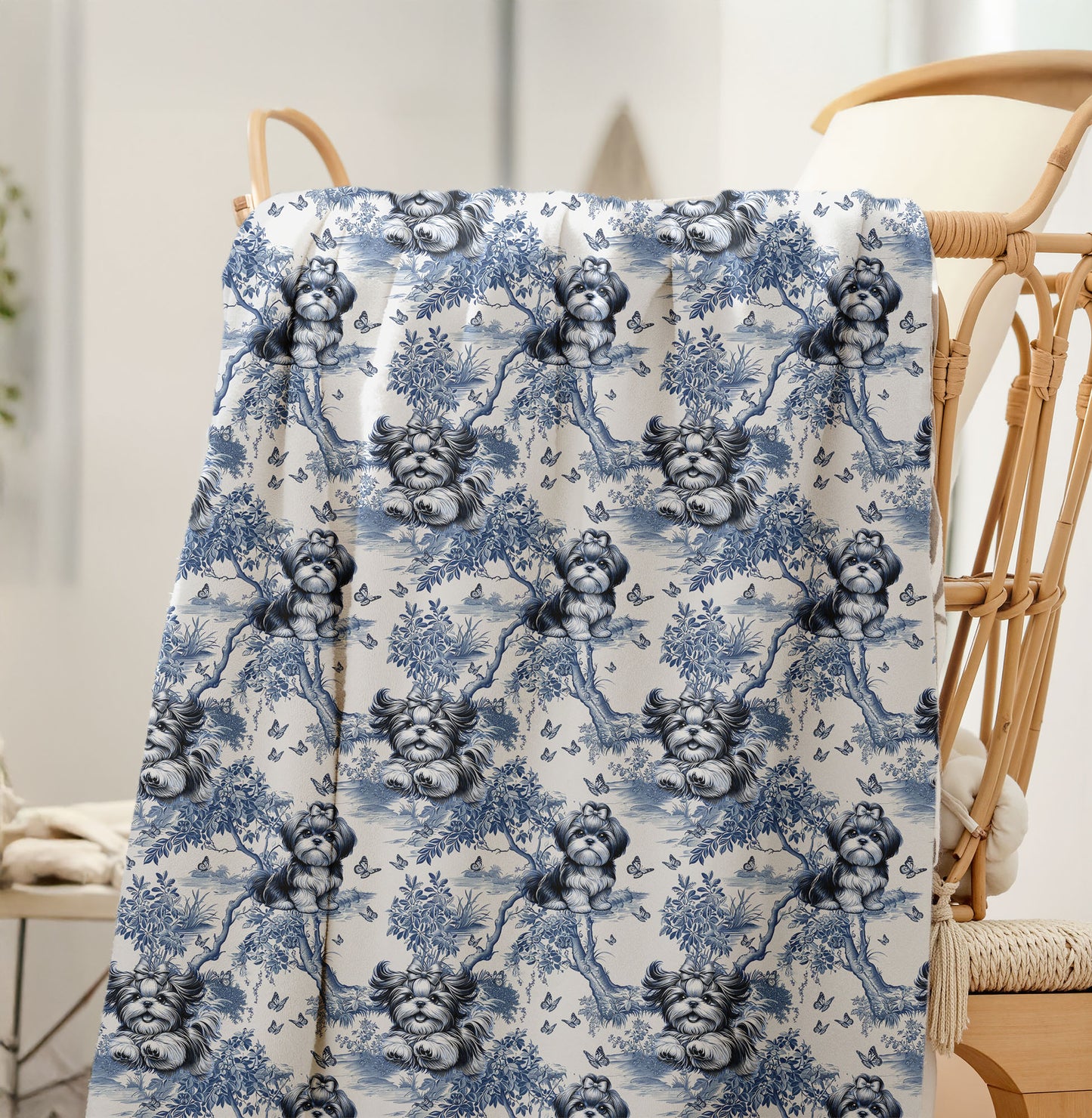 Shih Tzu Blanket - Toile