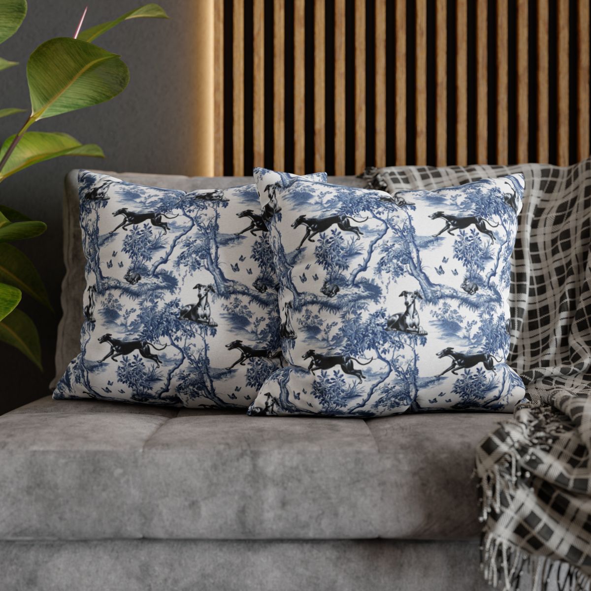 Greyhound Pillow Cover - Toile