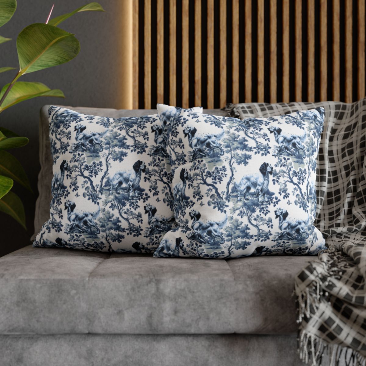English Setter Pillow Cover - Toile