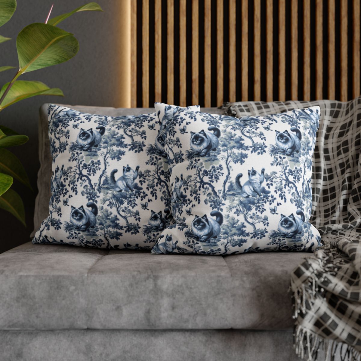 Ragdoll Cat Pillow Cover - Toile