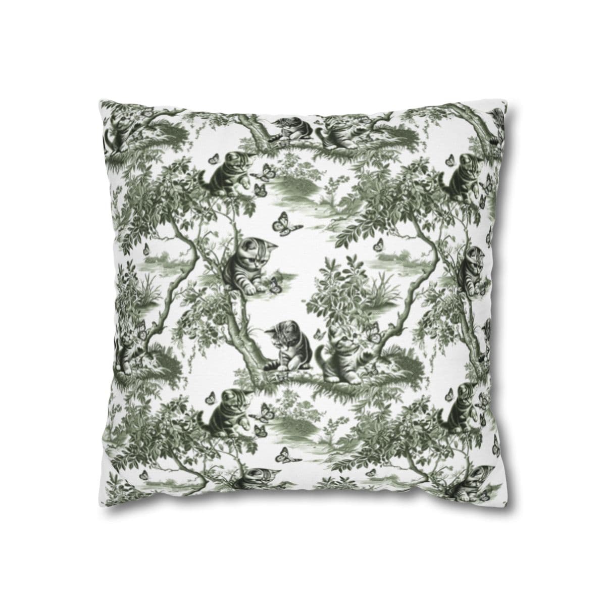 Cat Pillow Cover - Toile
