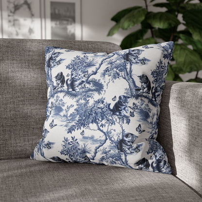Cat Pillow Cover - Toile