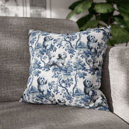 Havanese Pillow Cover - Toile
