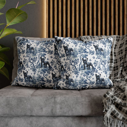 French Bulldog Pillow Cover - Toile