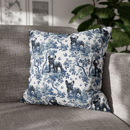 French Bulldog Pillow Cover - Toile