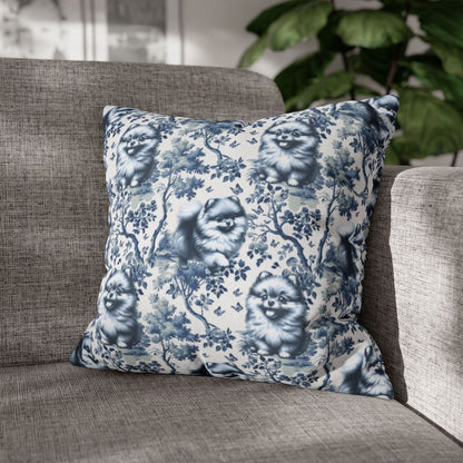 Pomeranian Pillow Cover - Toile