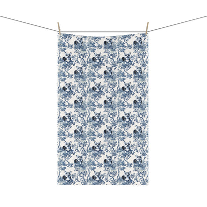 Pembroke Welsh Corgi Cotton Tea Towels - Toile Pattern