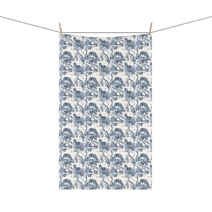 Catahoula Leopard Dog Cotton Tea Towels - Toile Pattern