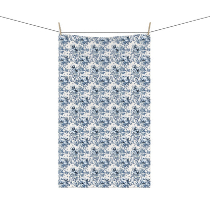 Great Pyrenees Garden Toile tea towel