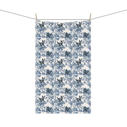 Australian Cattle Dog Cotton Tea Towels -Toile Pattern