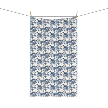 Border Collie Cotton Tea Towels - Toile Pattern