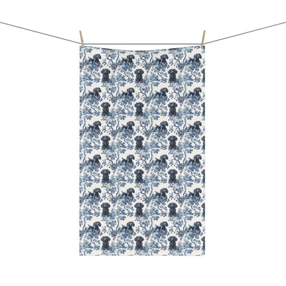 Boykin Spaniel Cotton Tea Towels - Toile Pattern