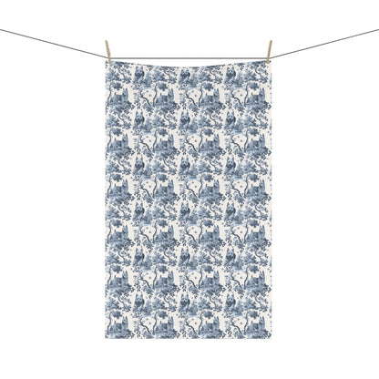 Australian Terrier Cotton Tea Towels - Toile Pattern