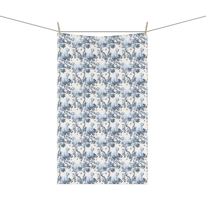 Sealyham Terrier Cotton Tea Towels - Toile Pattern