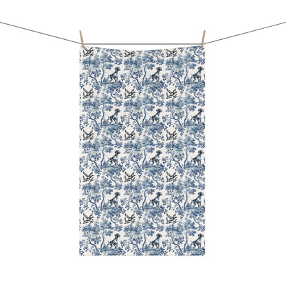 German Shorthaired Pointer Cotton Tea Towels -Toile Pattern