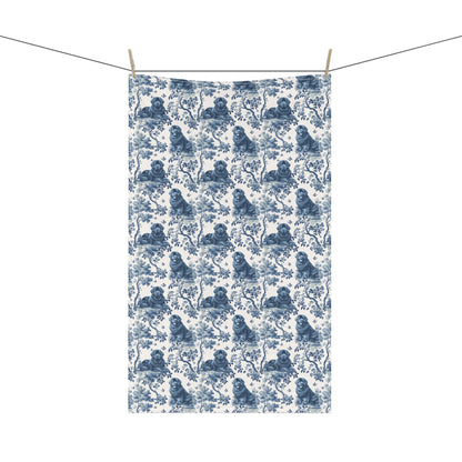Newfoundland Cotton Tea Towels -Toile Pattern