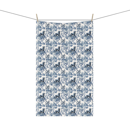 Chesapeak Bay Retriever Cotton Tea Towels -Toile Pattern